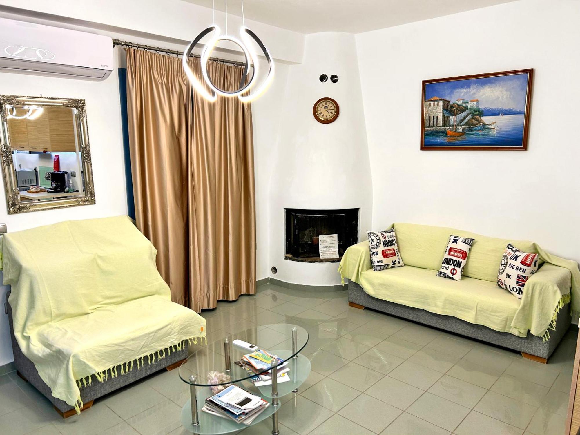 Villa Danae - Seaside Villa With Pool & Hot Tub Piso Livadi Exteriör bild