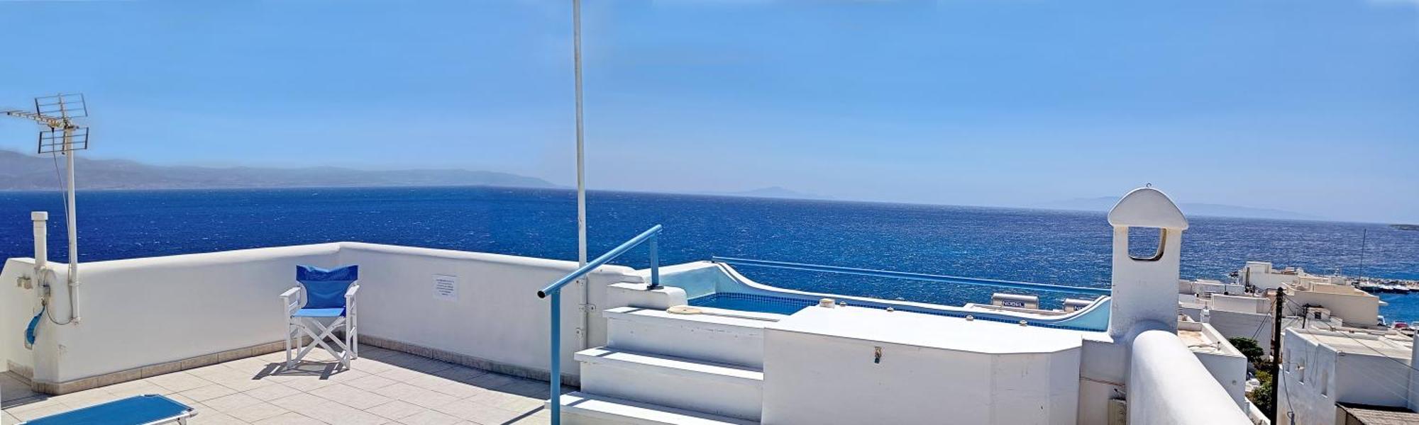 Villa Danae - Seaside Villa With Pool & Hot Tub Piso Livadi Exteriör bild